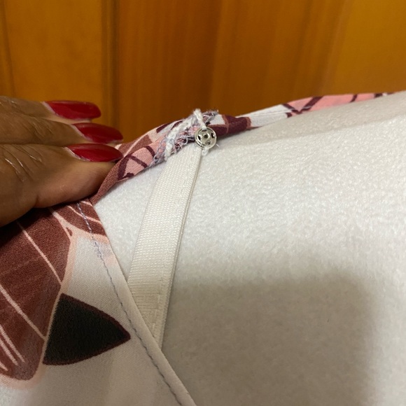 Alfani Floral Angel Sleeve Blouse - Picture 4 of 5